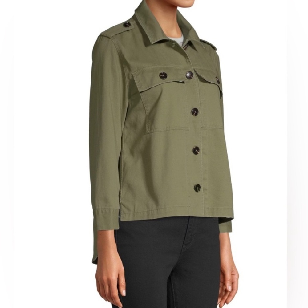 Alexander Jordan Women's Fray Hem Utility Jacket - Picture 8 of 8